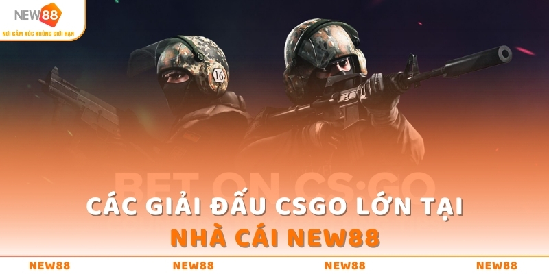 Các giải đấu CSGO lớn tại nhà cái NEW88